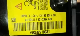 10699 боковая подушка безопасности Opel Astra H 2007