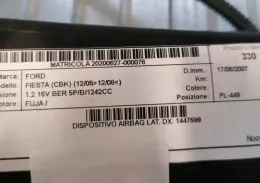 1447599 бокова подушка безпеки Ford Fiesta 2005