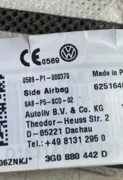 625164600 боковая подушка безопасности Volkswagen PASSAT B8 2016