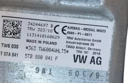 636202200B комплект подушек безопасности с панелью Volkswagen Tiguan 2018