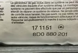 8D0880201 подушка безопасности пассажира Audi A4 S4 B5 8D 1997