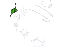 98271AG03B подушка безопасности пассажира Subaru Outback 2008
