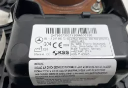 A2478607302 подушка безпеки пасажира Mercedes-Benz GLA H247 2021