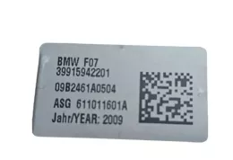 611011601A подушка безопасности пассажира BMW 5 GT F07 2010