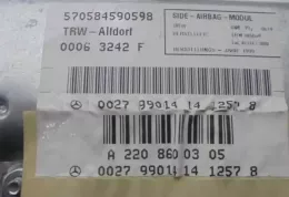 0027990141412578 подушка безопасности передней двери Mercedes-Benz S W220 1999