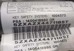 1400418980OR подушка безпеки передніх дверей Fiat Ulysse 2006