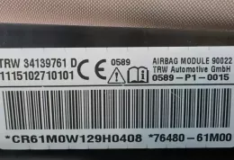 7649061M00 подушка безпеки передніх дверей Suzuki SX4 S-Cross 2017