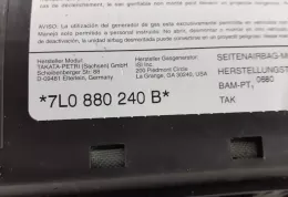 E509E340744U176 подушка безпеки сидіння Porsche Cayenne (9PA) 2007