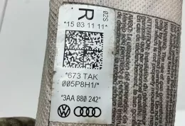 3AA880242 подушка безопасности сиденья Volkswagen PASSAT B7 2012