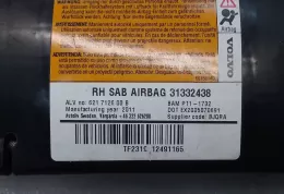 621712600B подушка безпеки сидіння Volvo S80 2012