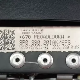 8P0880201AK подушка безопасности Airbag на руле Audi A3 S3 8P