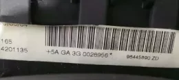 5AGA3G0028956 подушка безопасности Airbag на руле Peugeot 407