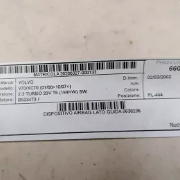 8638235 подушка безопасности Airbag на руле Volvo V70