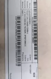 1K0880201BQ1BZ подушка безопасности Airbag на руле Volkswagen Golf V
