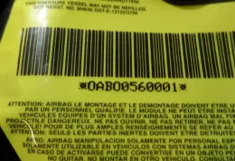 0ABO0560001 подушка безопасности Airbag на руле Opel Meriva A