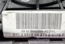 3S51B042B85AC подушки безпеки Airbag на кермі Opel Astra G