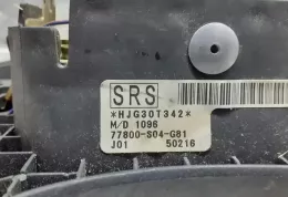 77800S04G81 подушка безопасности Airbag на руле Honda Civic