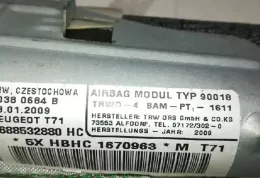 53746 штора подушек безопасности Peugeot 308 2007