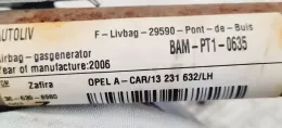 366398898 штора подушек безопасности Opel Zafira B 2006