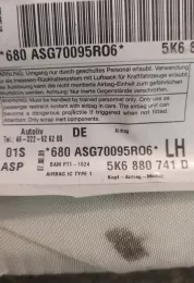 680ASG70095R06 штора подушек безопасности Volkswagen Golf VI 2012