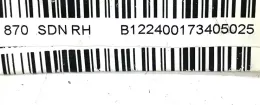 ADFJ1LN18PBJ штора подушек безопасности Toyota Avensis T270 2010