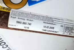 102191 штора подушок безпеки Volkswagen Golf Plus 2004