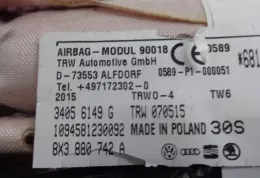 058901000051 штора подушок безпеки Audi A1 2011