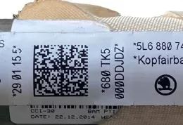 025009 штора подушек безопасности Skoda Yeti (5L) 2014