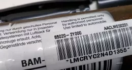 LMCRYC2N4D1355 штора подушек безопасности Hyundai ix35 2012