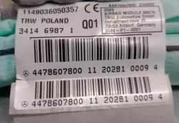 A4478607800 штора подушок безпеки Mercedes-Benz V Class W447 2014