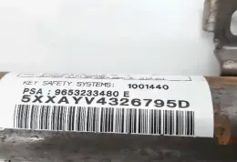 86906 штора подушек безопасности Peugeot 307 2004