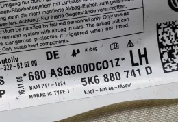 5K6880741D штора подушок безпеки Volkswagen Golf VI 2011