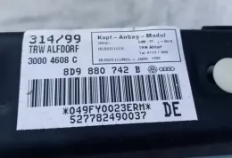 30004608C штора подушек безопасности Audi A4 S4 B5 8D 2000