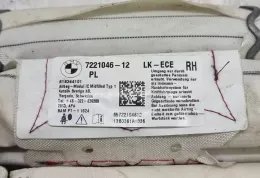 722104612 штора подушок безпеки BMW 3 F30 F35 F31 2012