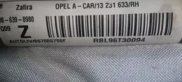 RBL96T30094 штора подушок безпеки Opel Zafira B 2008