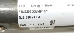 5J6880741A штора подушок безпеки Skoda Fabia Mk2 (5J) 2009