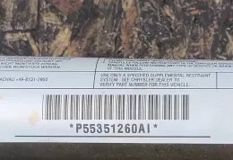 55351260AI штора подушок безпеки Chrysler 200 2011