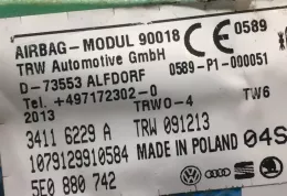 4116229A штора подушок безпеки Skoda Octavia Mk3 (5E) 2014