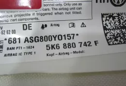 BAMPT1162 штора подушок безпеки Volkswagen Golf VI 2012