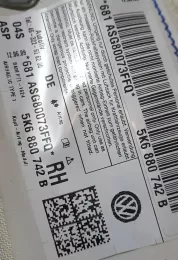 ASG80073FFQ штора подушек безопасности Volkswagen Golf VI 2010