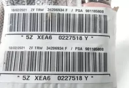 5ZXEA60227518Y штора подушек безопасности Citroen C3 2009