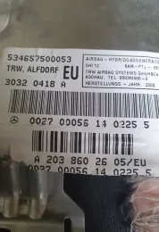 534657500053 штора подушок безпеки Mercedes-Benz C W203 2002