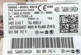34056149F штора подушек безопасности Audi A1 2014