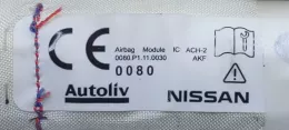 NX3ZL153300150 штора подушек безопасности Nissan Pulsar 2015