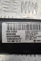 30340458E штора подушок безпеки Skoda Superb B5 (3U) 2006
