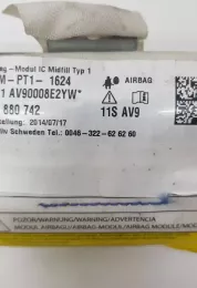 AV90008E2YW штора подушок безпеки Skoda Superb B6 (3T) 2010