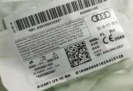 0539P1000724 штора подушек безопасности Audi A4 S4 B9 2019