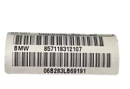 06B283LB69191 штора подушек безопасности BMW 3 E92 E93 2007