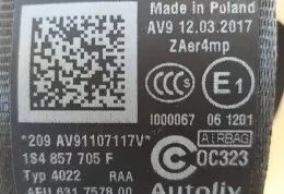 1S4857705F передній ремінь безпеки Skoda Citigo 2015