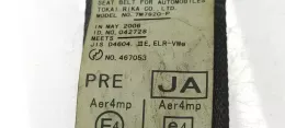 0434187 передній ремінь безпеки Subaru Forester SG 2007